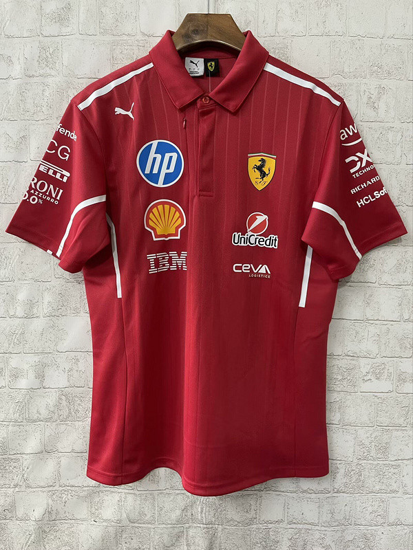 2025 Ferrari Red Racing Polo