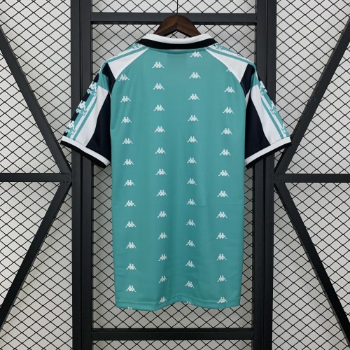 Retro Jersey 1996-1997 Osasuna Away Blue Soccer Jersey Camisetas de Futbol