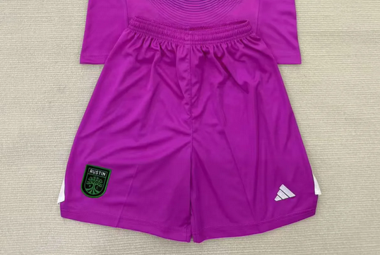 Fan Version 2025-2026 Austin Purple Goalkeeper Soccer Shorts Football Shorts