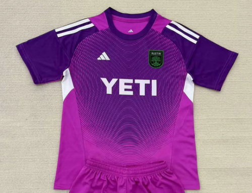 Fan Version 2025-2026 Austin Purple Goalkeeper Soccer Jersey Football Shirt