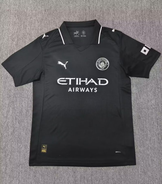 Fan Version 2025-2026 Manchester City Black Special Edition Soccer Jersey Man City Football Shirt