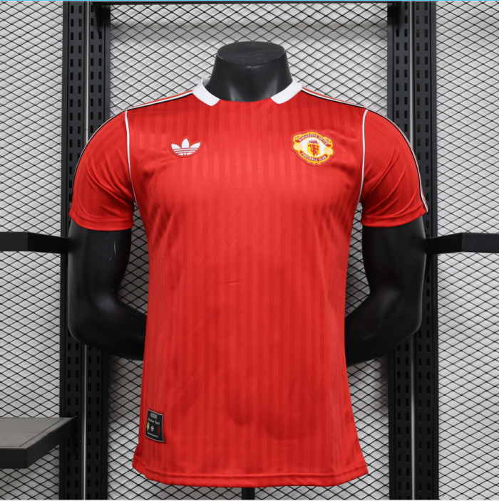 Fan Version 2025-2026 Manchester United Red Soccer Jersey Football Top