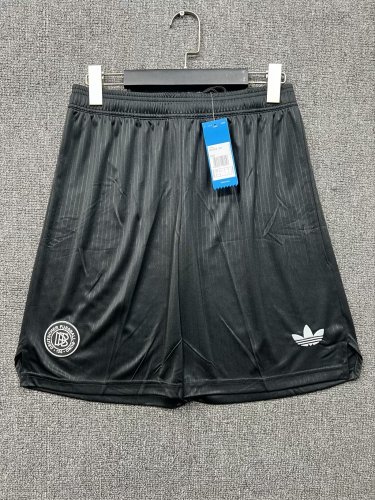Fan Version 2025 Germany Souvenir Soccer Shorts Black Football Shirt