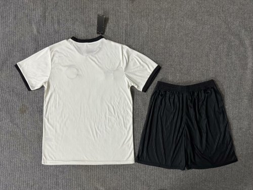 Adult Uniform 2025 Germany White 125th Anniversary Soccer Jersey Shorts Men's Football Kit