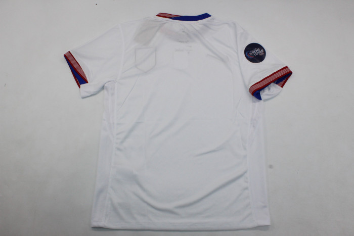 with Concacaf Champions 2023+Nations League Patch Fan Version 2024 USA Home Soccer Jersey United States Football Shirt