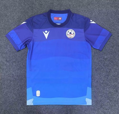 Fan Version Armenia 2025 Third Away Blue Soccer Jersey Football Shirt