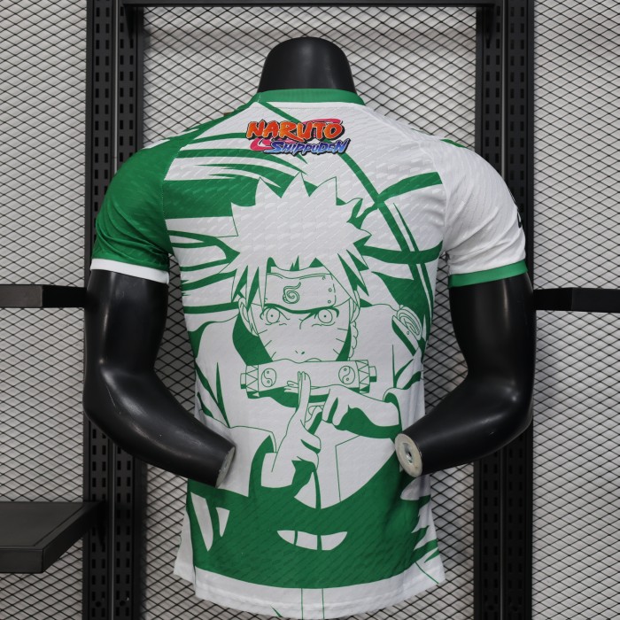Player Version 2025-2026 Real Betis Green/White Naruto Edition Soccer Jersey Football Shirt