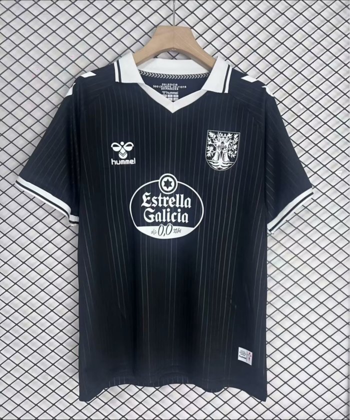 Fan Version 2025-2026 Celta 100th Anniversary Edition Black Soccer Jersey Football Shirt
