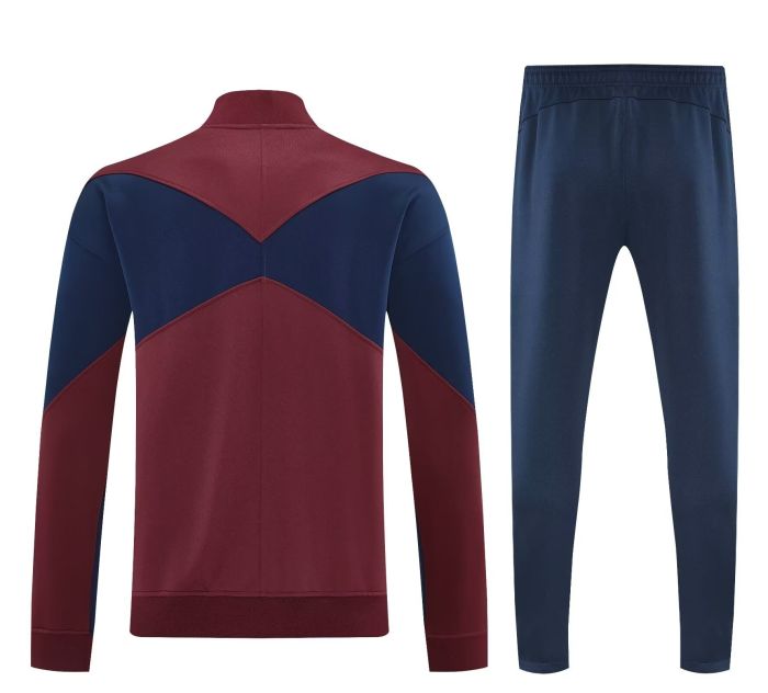 2025 NK 2318 Maroon Soccer Training Jacket Football Jacket and Pants