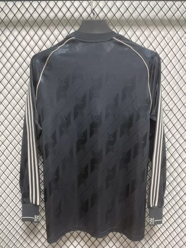 Long Sleeve Fan Version 2025-2026 Real Madrid Black Special Edition Soccer Jersey Real Football Shirt