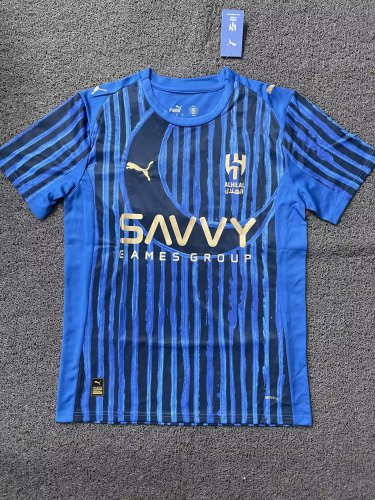 Fan Version 2025-2026 Al-Hilal Saudi Home Soccer Jersey Football Shirt