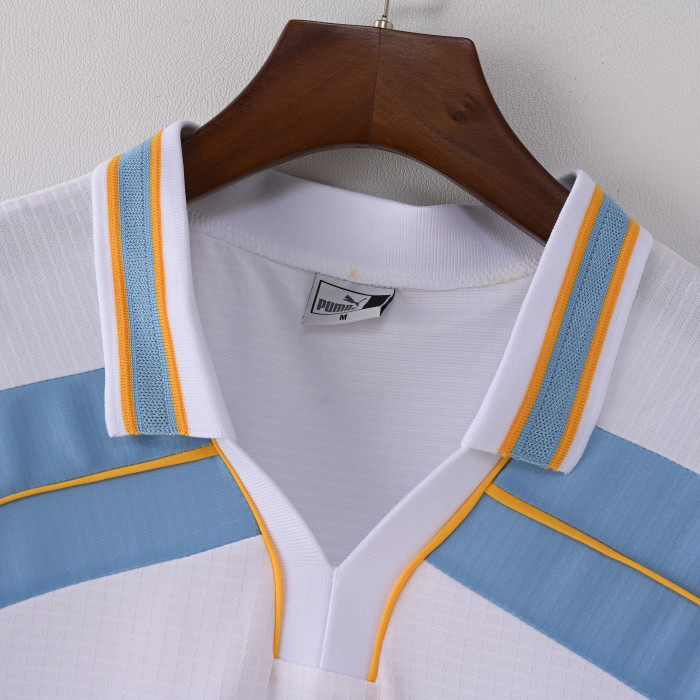 Retro Jersey 1999-2000 Lazio 100th Anniversary Soccer Jersey Vintage White Football Shirt