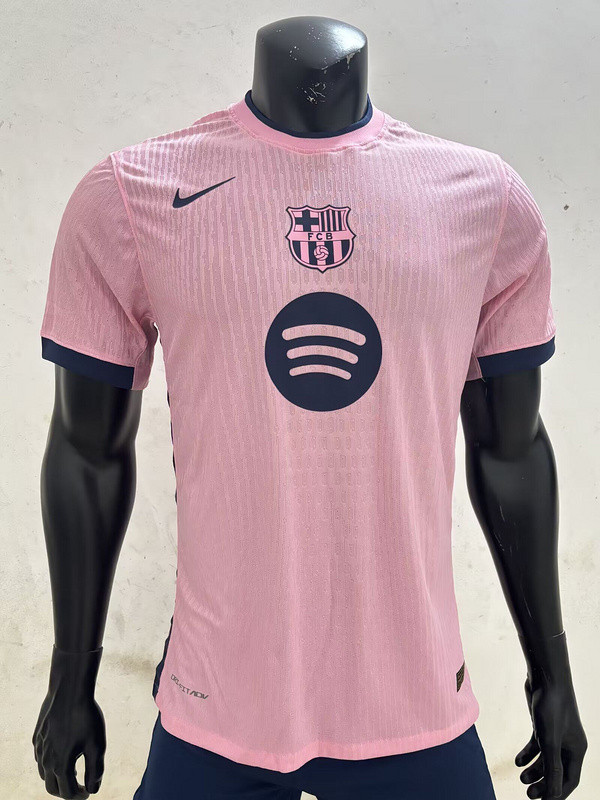Barca Camisetas de Futbol Player Version 2025-2026 Barcelona Pink Special Version Soccer Jersey