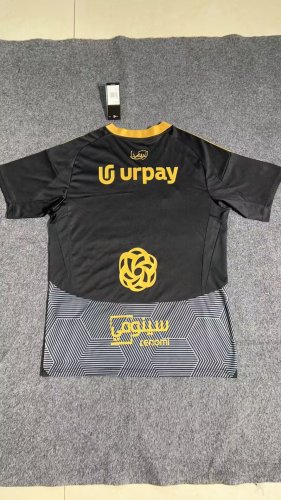 Fan Version 2025-2026 Al-Ahli Saudi Third Away Black Soccer Jersey Football Shirt