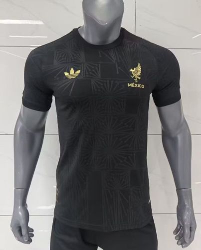 Player Version 2025 Mexico Black Soccer Training Jersey Adulto Camiseta de Futbol