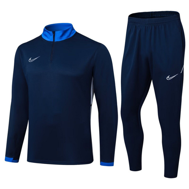 NK 2508 Dark Blue Blank Soccer Training Sweater DIY Uniform Pants