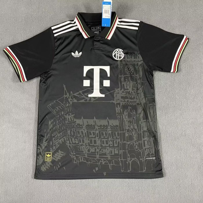 Fan Version 2025-2026 Bayern Munich Black Special Edition Soccer Jersey Bayern Munchen Football Shirt