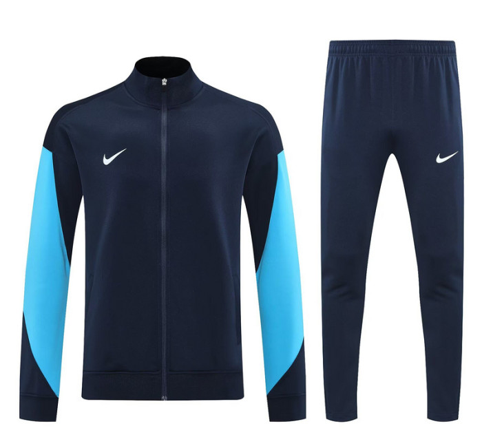 2025 NK 2318 Dark Blue Soccer Training Jacket Football Jacket and Pants