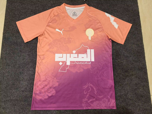 Fans Version 2025 Morocco Orange Special Edition Soccer Jersey Football Shirt