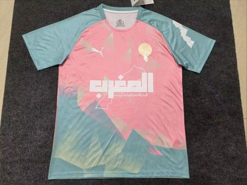 Fans Version 2025 Morocco Pink Special Edition Soccer Jersey Football Shirt