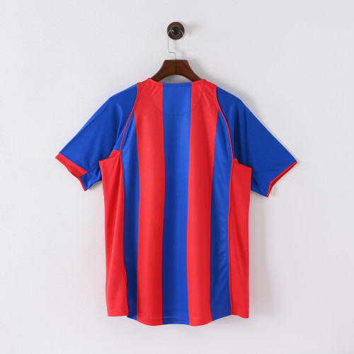 Retro Jersey 2004-2005 Barcelona Home Soccer Jersey Vintage Football Shirt
