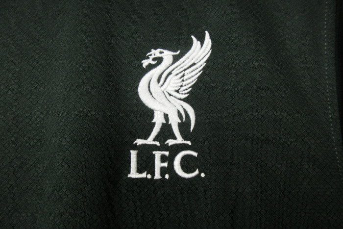 Fans Version 2024-2025 Liverpool Away Black Soccer Jersey Football Shirt