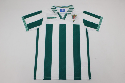 Retro Jersey 1996-1997 Córdoba QUINI 8 Home Soccer Jersey Cordoba Football Shirt