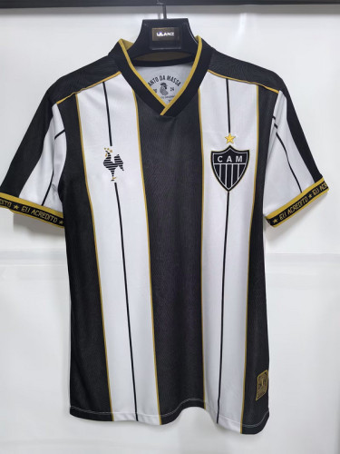 Fan Version 2025-2026 Atletico Mineiro Black/White Special Edition Soccer Jersey Football Shirt
