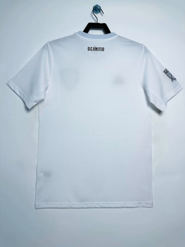 with MLS Patch Retro Jersey 2019-2020 D.C. United Away White Soccer Jersey Vintage Football Shirt