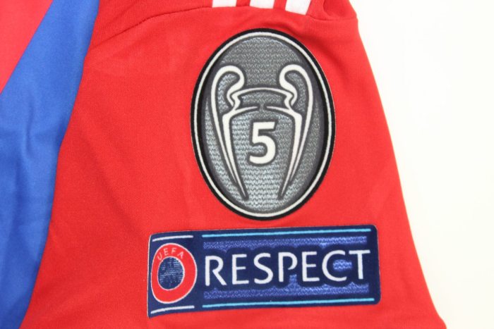 with Golden FIFA+UCL Patch Retro Jersey 2014-2015 Bayern Munich ALONSO 3 Home Soccer Jersey Vintage Football Shirt