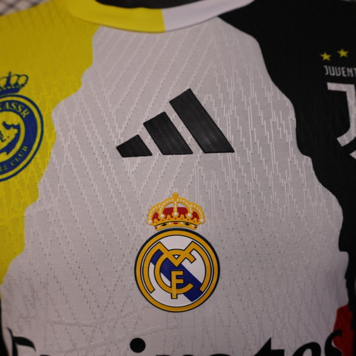 Player Version Cristiano Ronaldo 7 Combine Version Blank Real Madrid Juventus Portugal Sporting Lisbon Manchester United Al Nassr Jersey