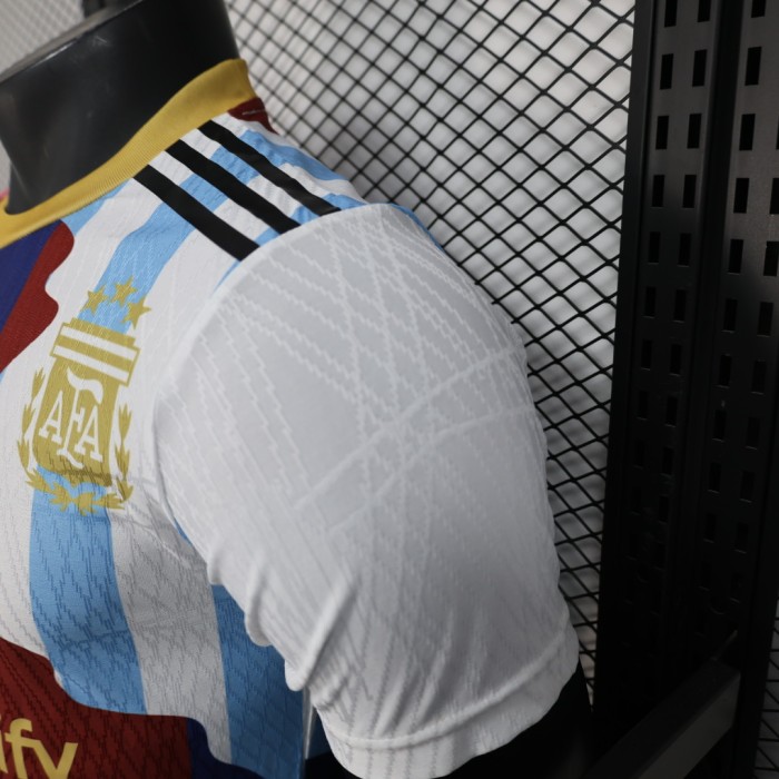 Player Version Messi Team Combine Version 2025-2026 Blank Inter Miami Barcelona Argentina PSG Soccer Jersey Football Shirt