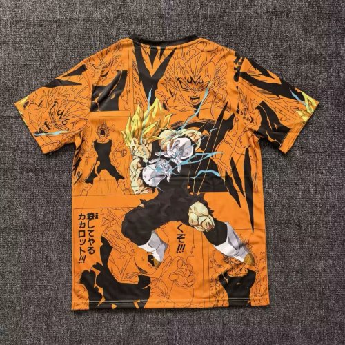 Fan Version 2025 Japan Yellow Comic Soccer Jersey Football Shirt