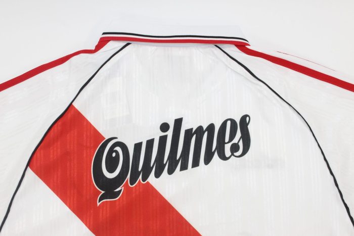 Retro Jersey 1995-1996 River Plate ORTEGA 20 Home Soccer Jersey Vintage Football Shirt