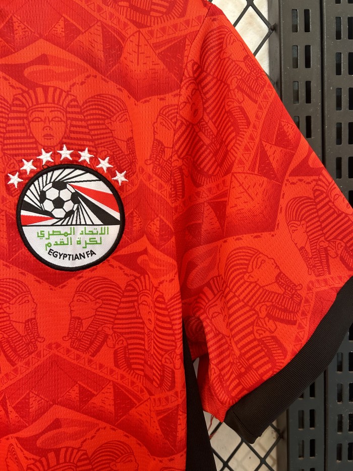 Fan Version 2025 Egypt Home Soccer Jersey Football Shirt