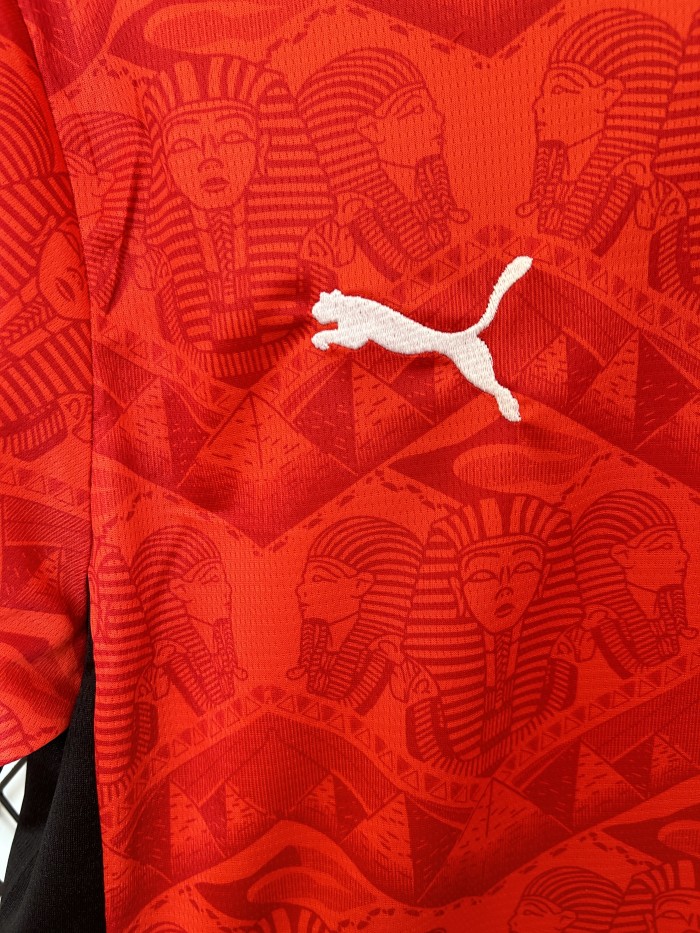 Fan Version 2025 Egypt Home Soccer Jersey Football Shirt