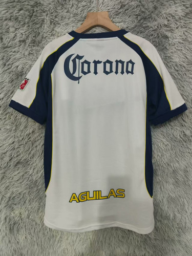 Retro Jersey 2001-2002 Club America Aguilas Third Away White Soccer Jersey Vintage Football Shirt