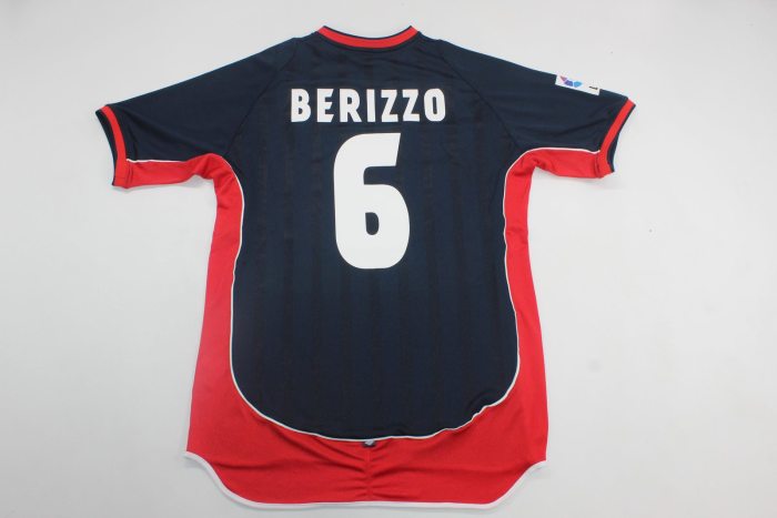 with LFP Patch Retro Jersey 2001-2003 Celta de Vigo BERIZZO 6 Third Away Soccer Jersey Vintage Football Shirt