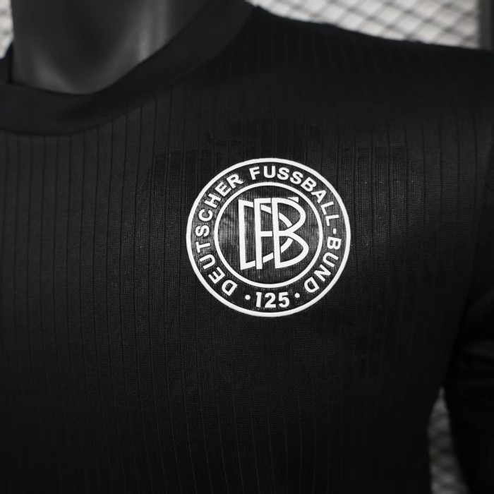 Fan Version 2025 Germany Black 125th Anniversary Soccer Jersey Football Shirt