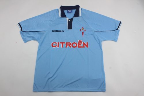 Retro Jersey 1997-1999 Celta de Vigo Home Soccer Jersey Vintage Football Shirt