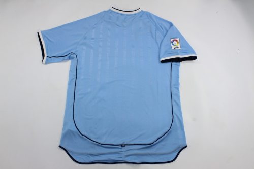 with LFP Patch Retro Jersey 2001-2002 Celta de Vigo Home Soccer Jersey Vintage Football Shirt