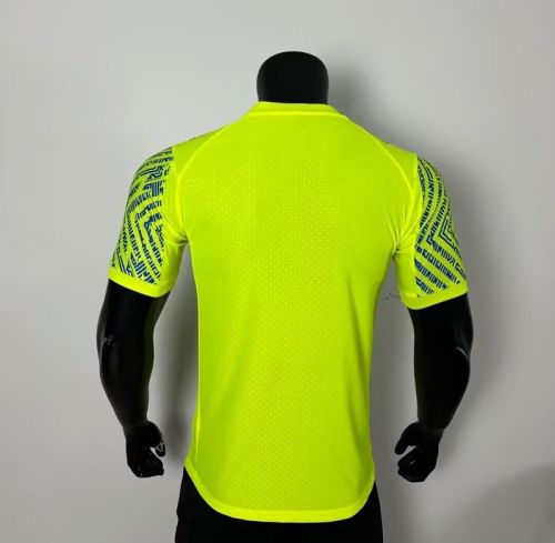 Player Version 2025-2026 Olympique de Marseille Green/Blue Soccer Training Jersey Football Shirt