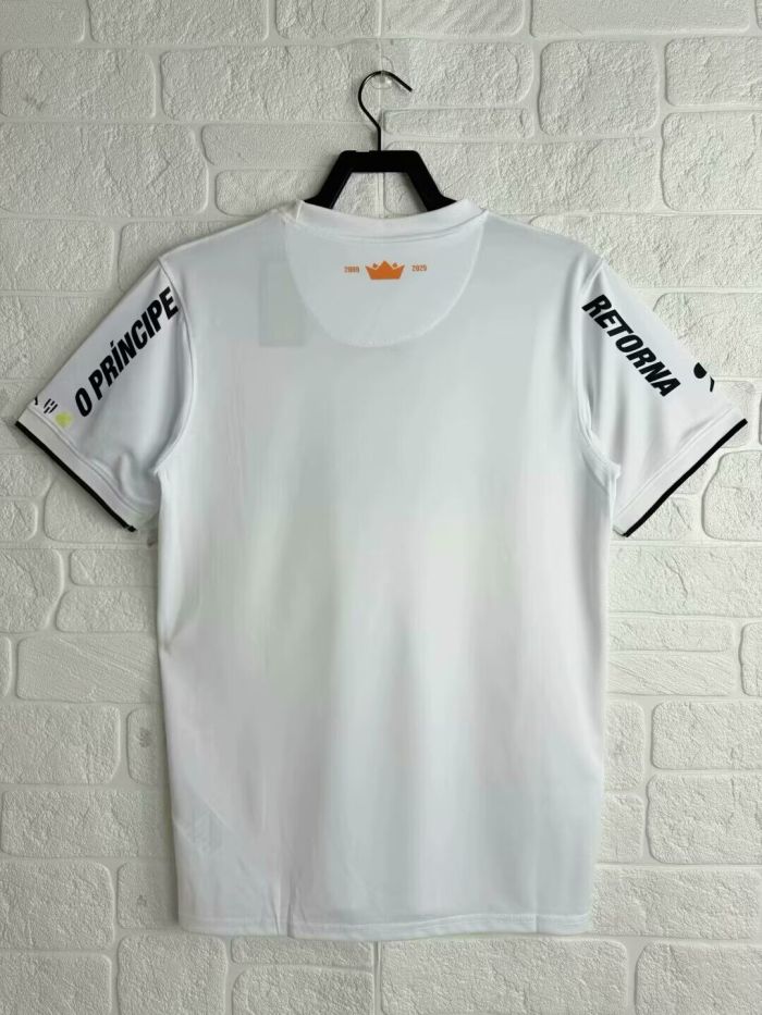 Fan Version 2009-2010 Santos Anniversary Edition Soccer Jersey Football Shirt
