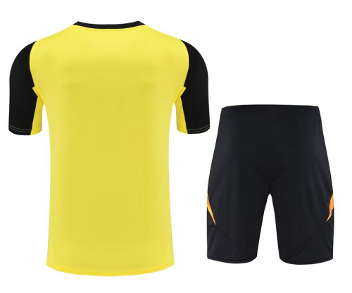Adult Uniform 2025-2026 Atletico mineiro Yellow Soccer Training Jersey and Shorts Football Kits