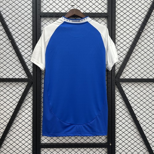 Fan Version 2025-2026 Cruzeiro Home Football Shirt Soccer Jersey