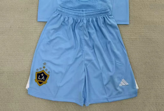Fan Version 2025-2026 Los Angeles Galaxy Blue Goalkeeper Soccer Shorts Football Shorts
