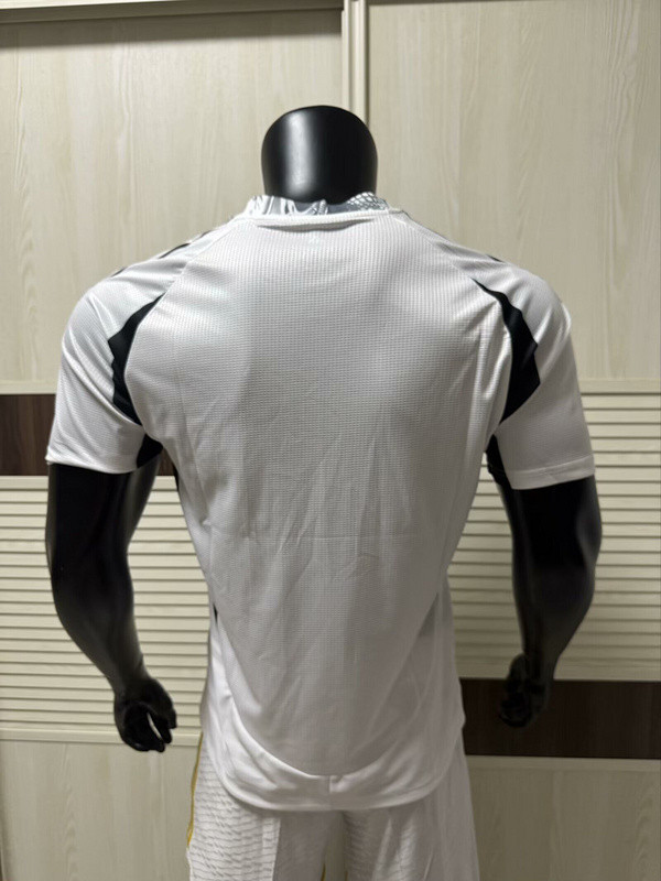 Player Version 2025-2026 Real Madrid White/Black Dragon Soccer Jersey Real Football Shirt