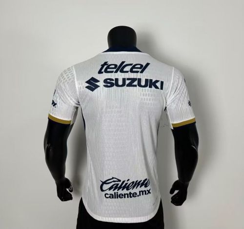 Player Version 2025-2026 Pumas Home Soccer Jersey Football Shirt