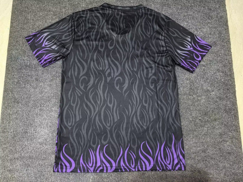 Fan Version 2025 Japan Black/Purple Comic Soccer Jersey Football Shirt