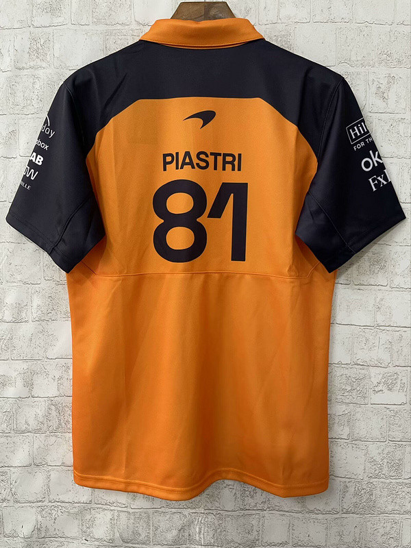 2025 Maclaren PIASTRI 81 Yellow Shirt Racing Polo